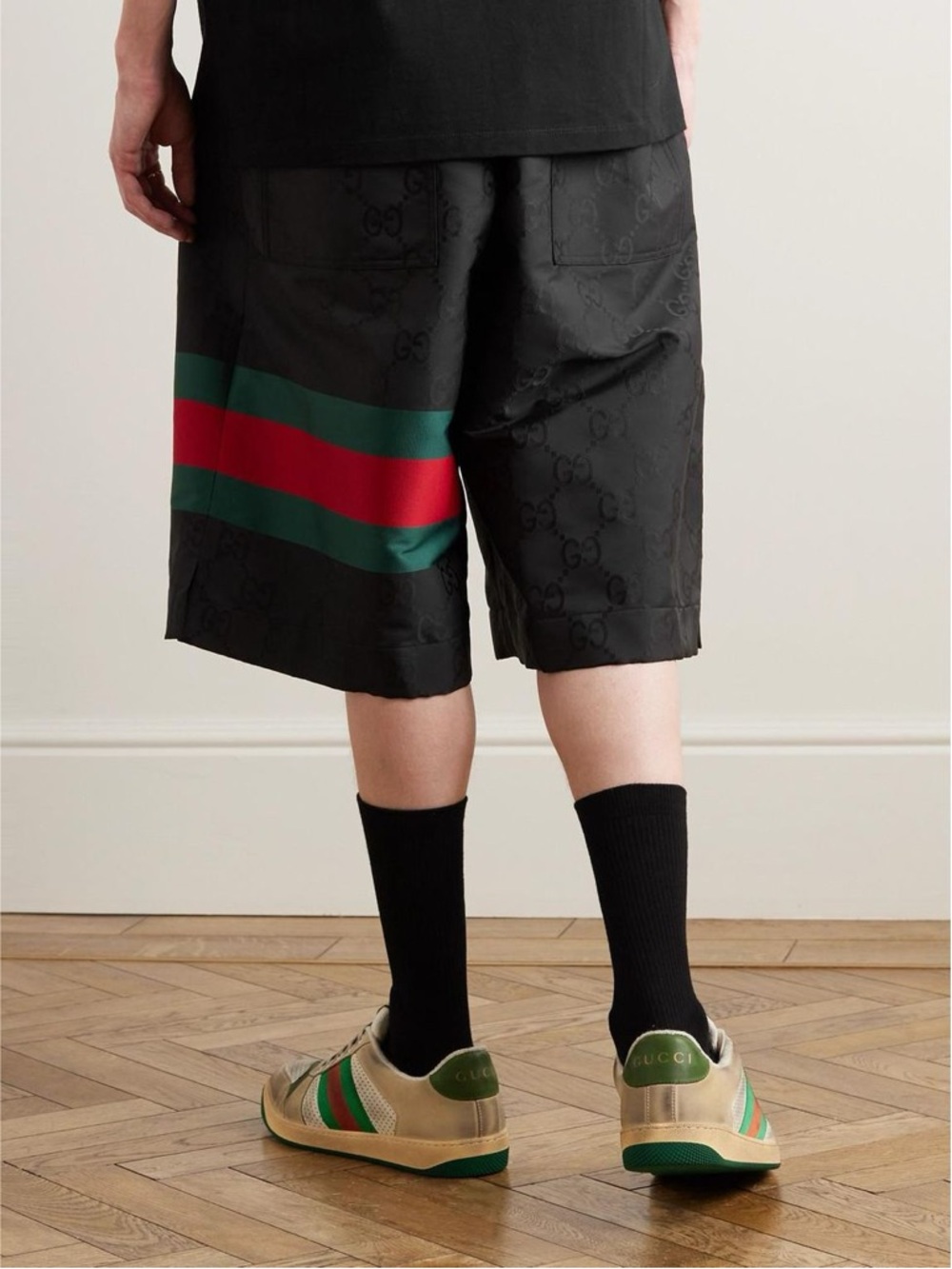 Gucci Black GG Men’s Shorts